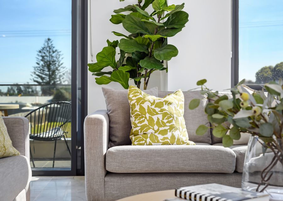 Luxe décor throughout 