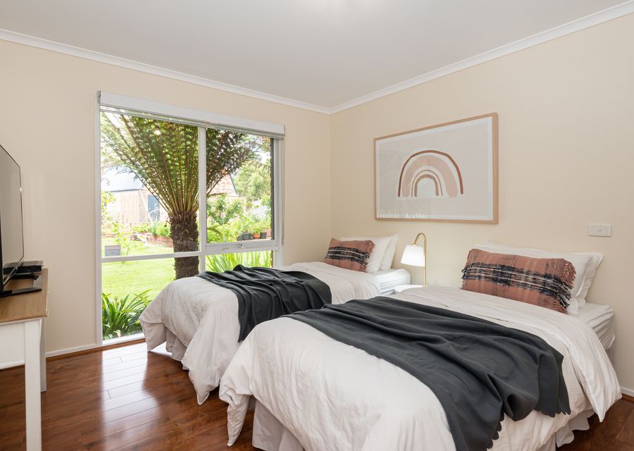Bedroom four with two single beds 