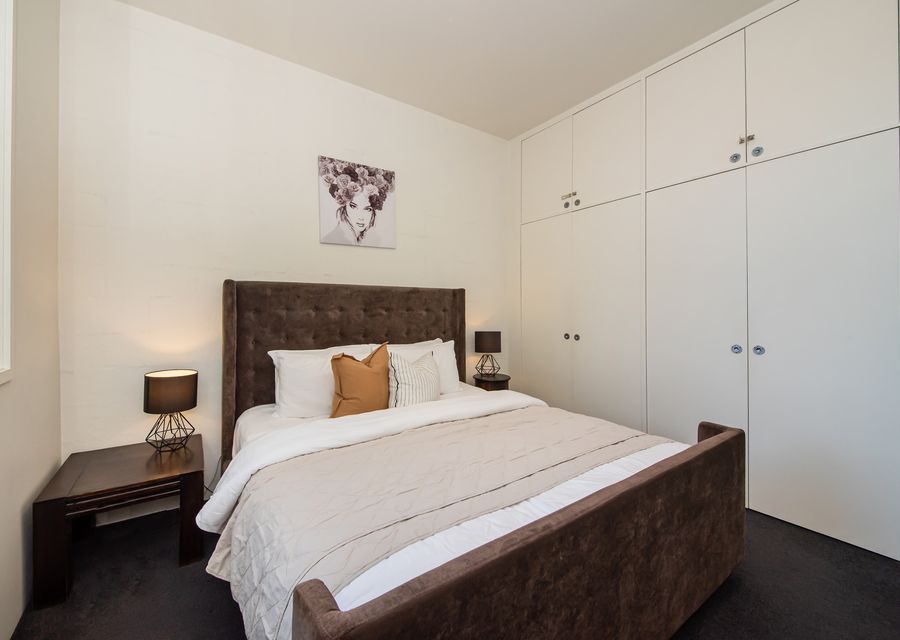 Master bedroom with ensuite on the middle floor