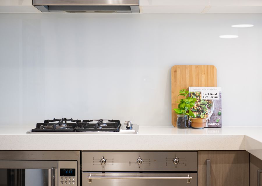 Stove top with rangehood