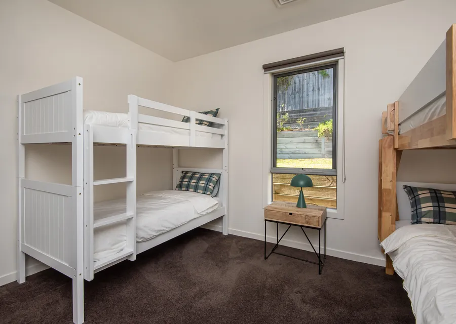 Bedroom 5  with one single bunk and single bed with trundle mattress