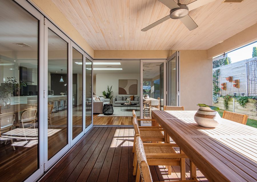 Outside dining area