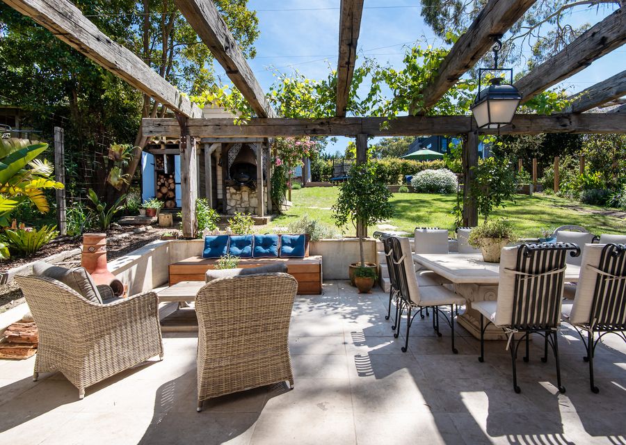 Enjoy the outdoor furniture which offers a picturesque setting.