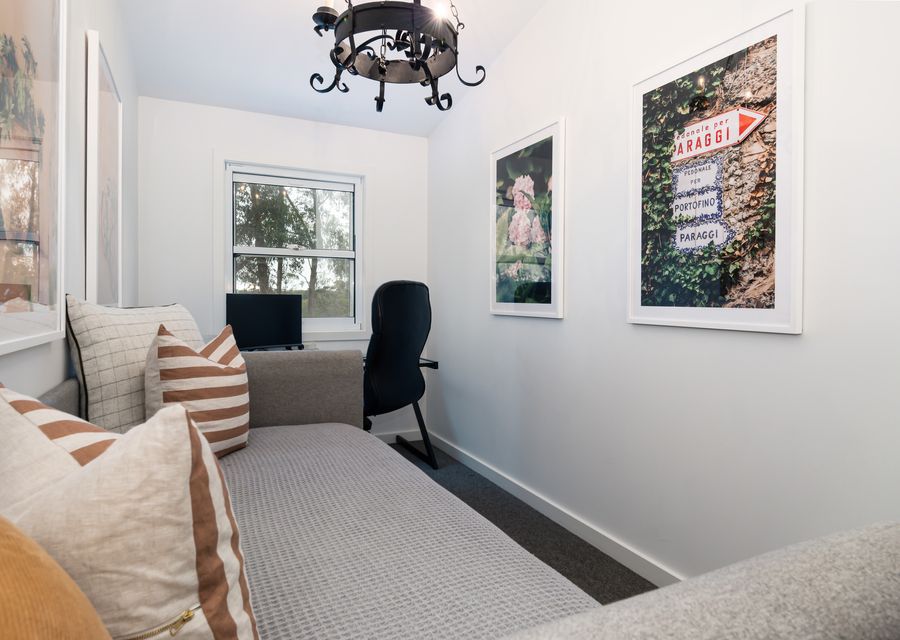 5th sleeping area/study with single bed and trundle bed 