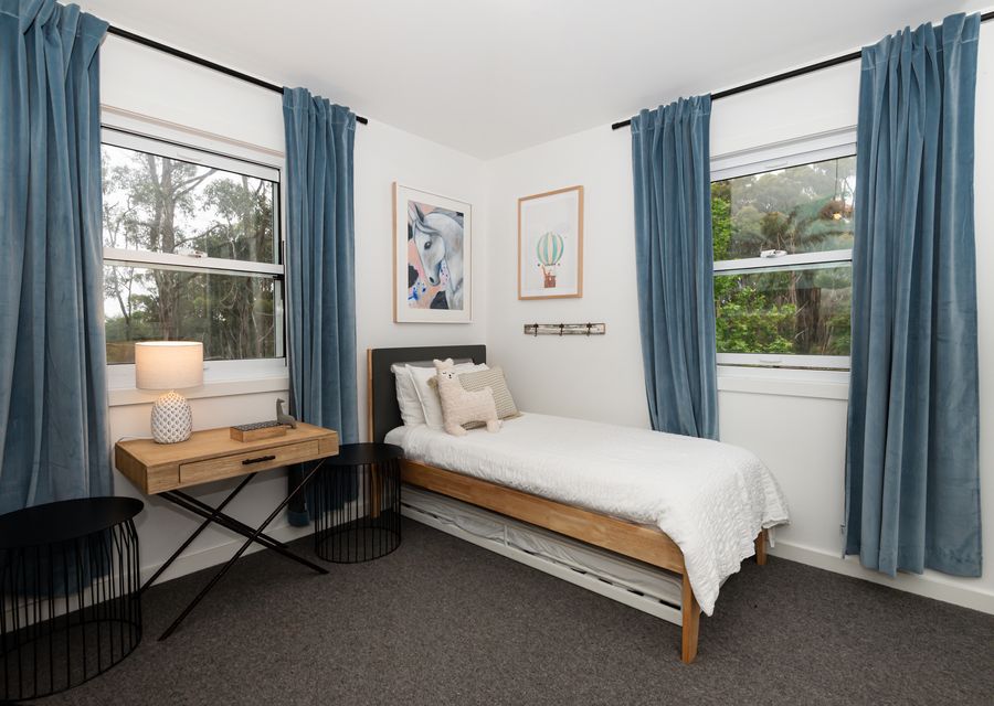 Bedroom four with single bunk and single bed with trundle 