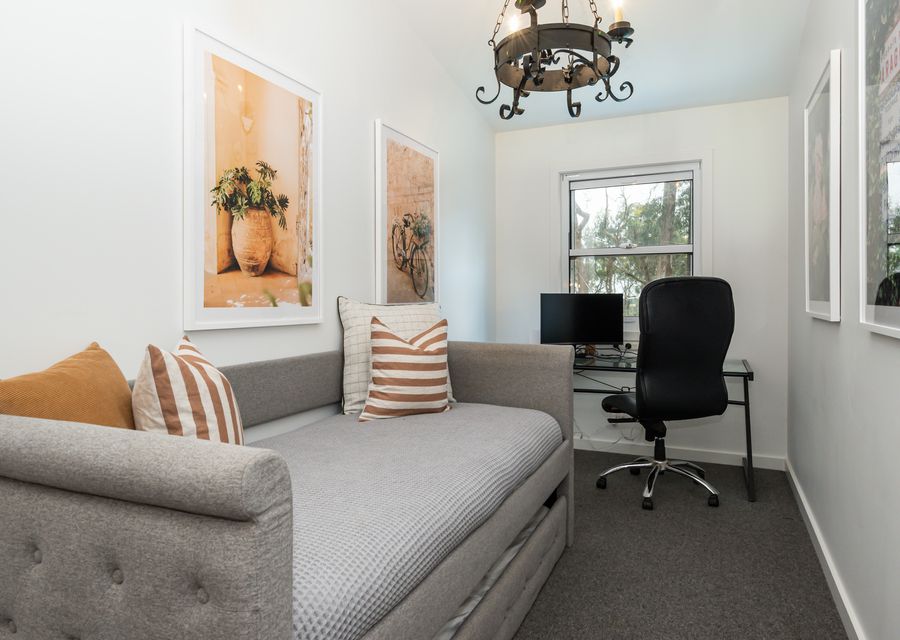 5th sleeping area/study with single bed and trundle bed 