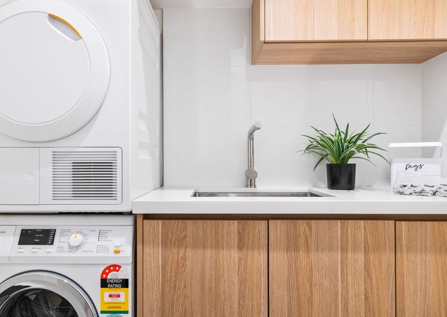 Fully equipped laundry