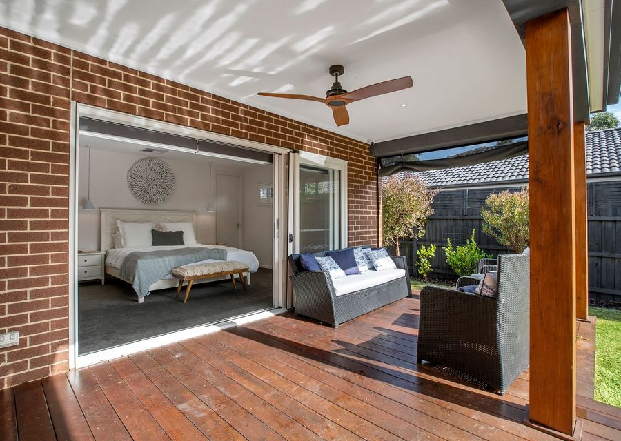 Master Bedroom leading out to entertaining deck