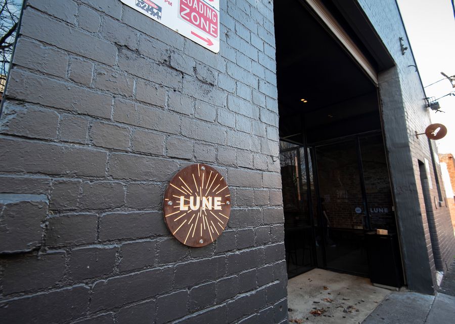 Lune croissants and coffee is only in front of the property