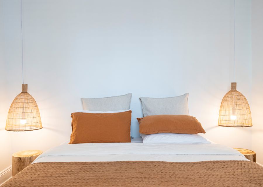 Stylish and cosy bedroom with king bed 