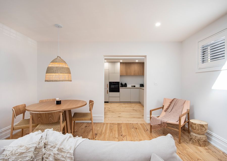 Living, dining and kitchen 