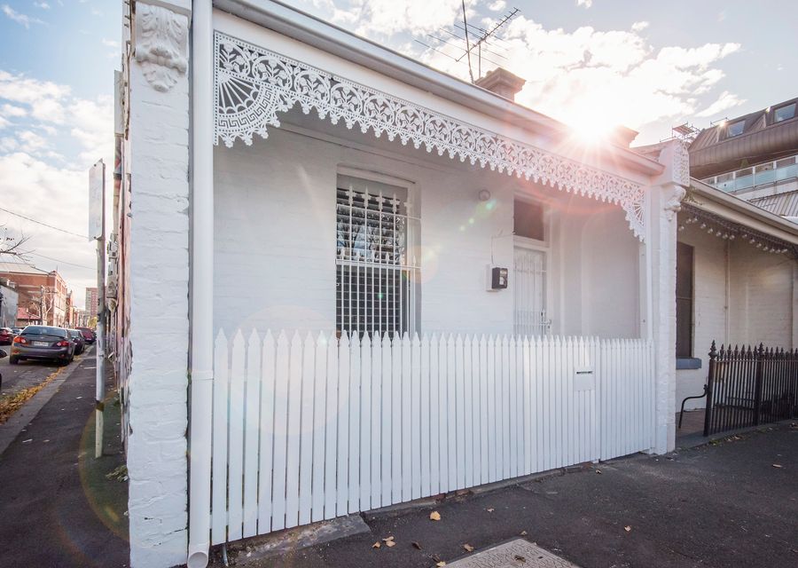 Unique, stylish exterior of the property