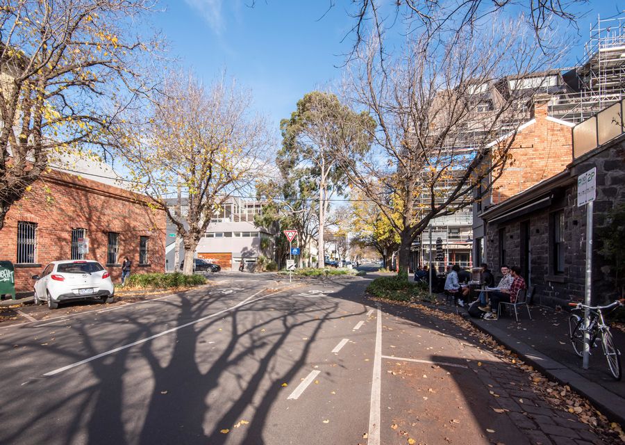 Approaching the property