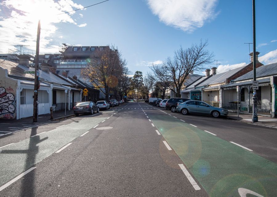 Peaceful street where the property is in