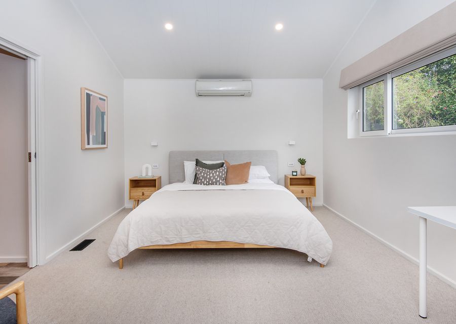 Master bedroom with king bed