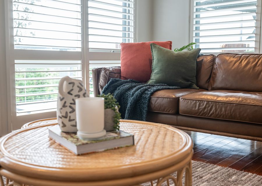 Formal lounge with fireplace