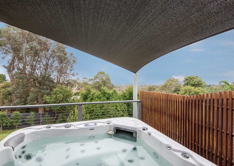 Views from the Spa bath