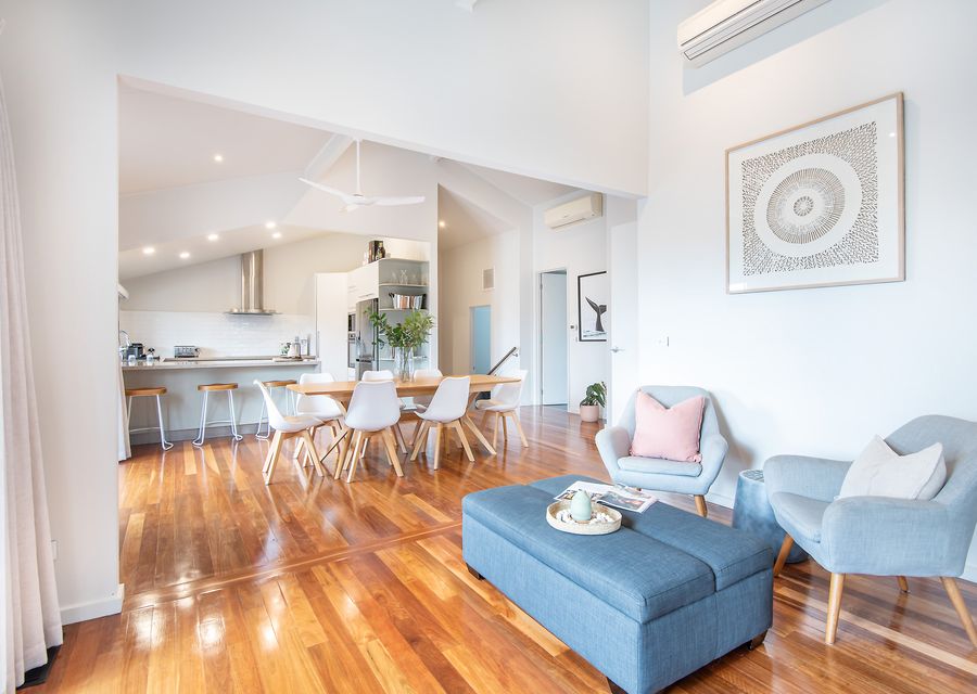 Light filled open plan living