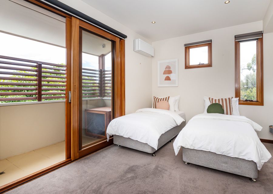 Bedroom 3 - 2 Single Beds and Balcony