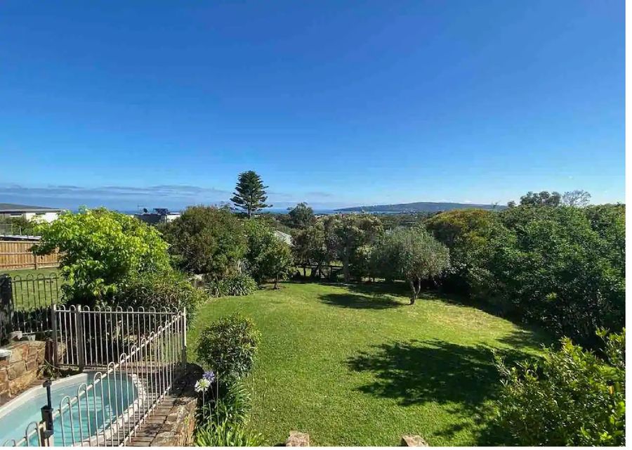 Views for days. Plenty of space for the kids to run around or set up a picnic on the lawn.