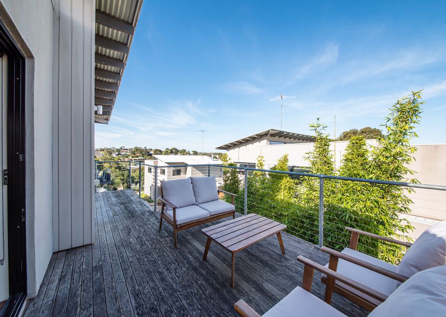 Quiet relaxing deck space to enjoy the sunshine