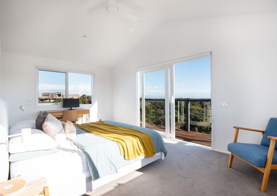 Master bedroom with a view 