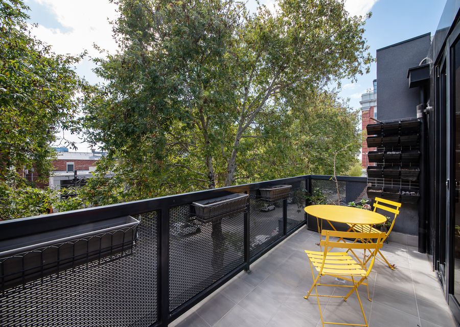 Upstairs terrace, the perfect spot for your morning coffee