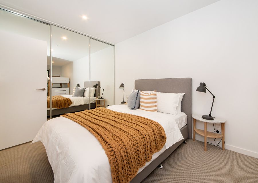 Second bedroom with BIR and single bunk bed