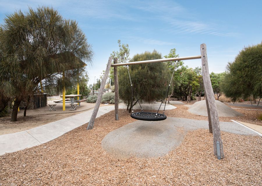 Let the kids hang out on the swing 