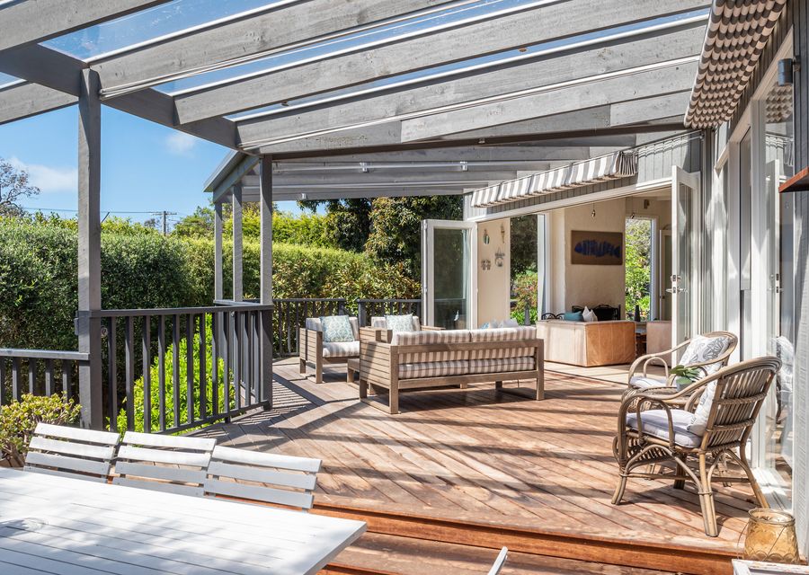 Outdoor seating area