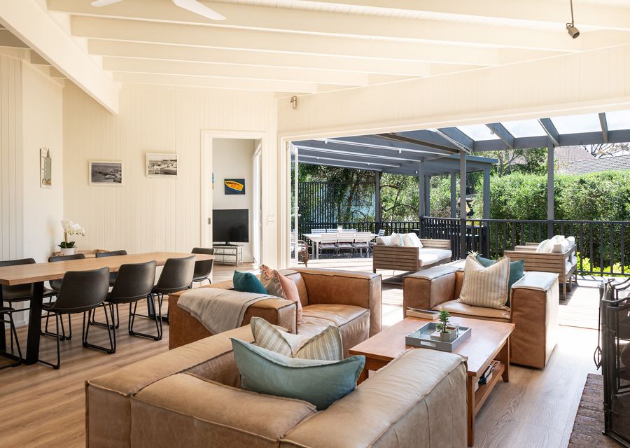 Spacious and comfy seating area 