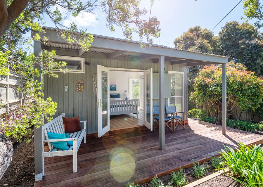 There is a patio where you can enjoy the peaceful surroundings of the property