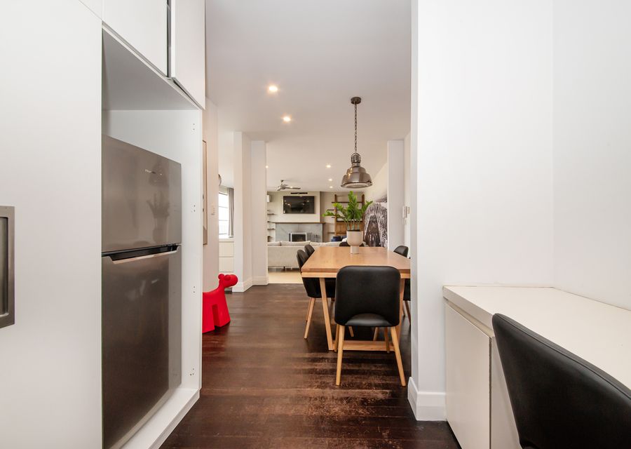 Dedicated desk workspace