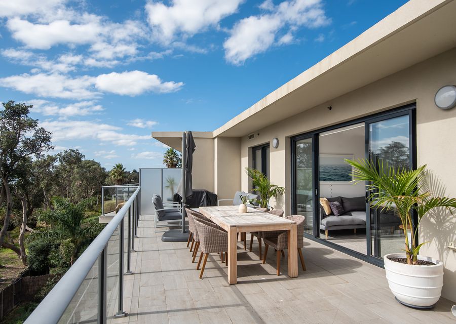 Spacious Balcony with outdoor living, dining and BBQ