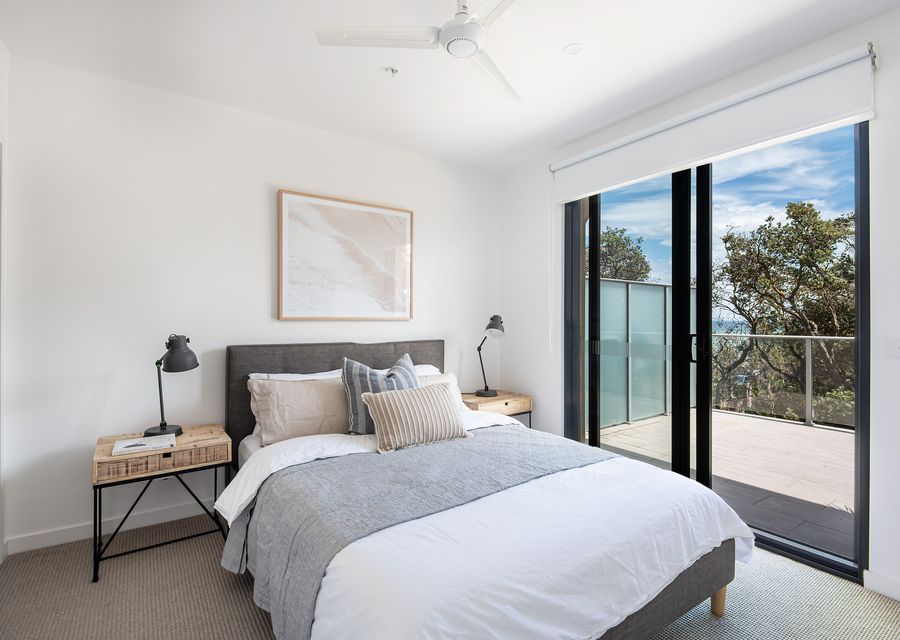 Master bedroom with access to the patio.