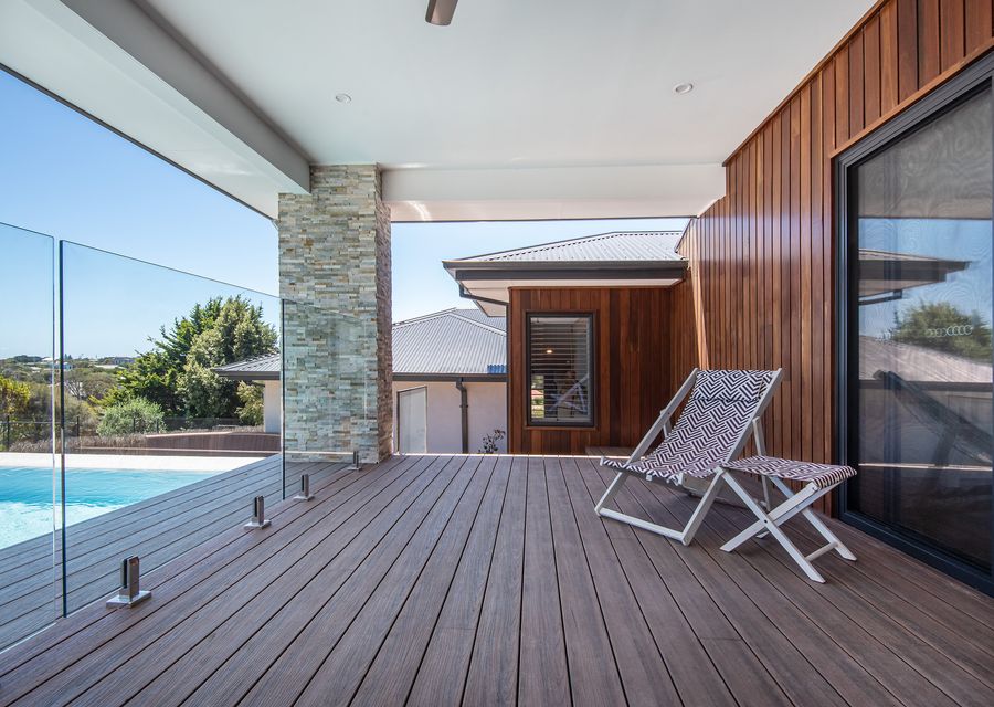 Outside decking area
