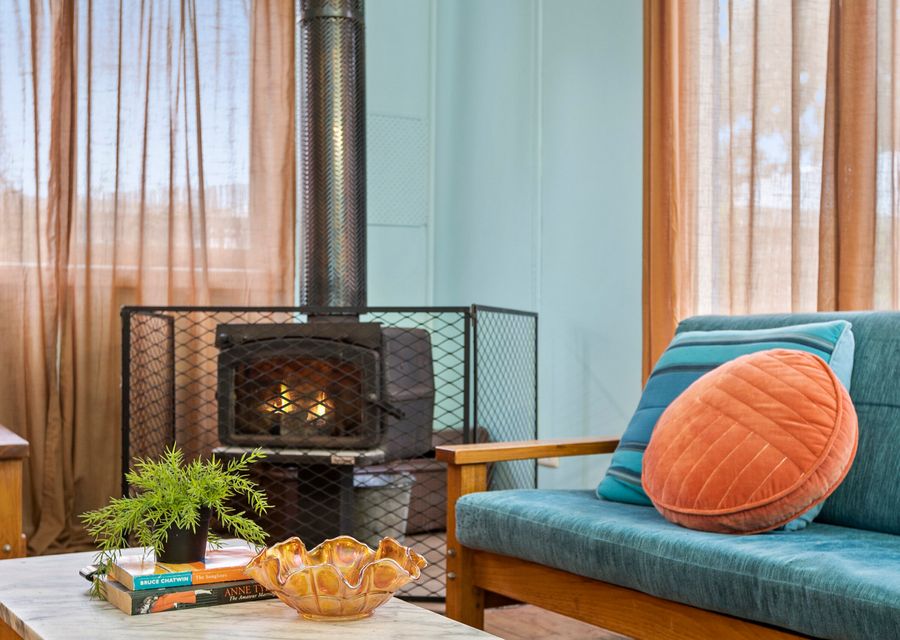 cosy fireplace