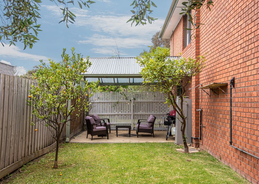 Covered outdoor seating