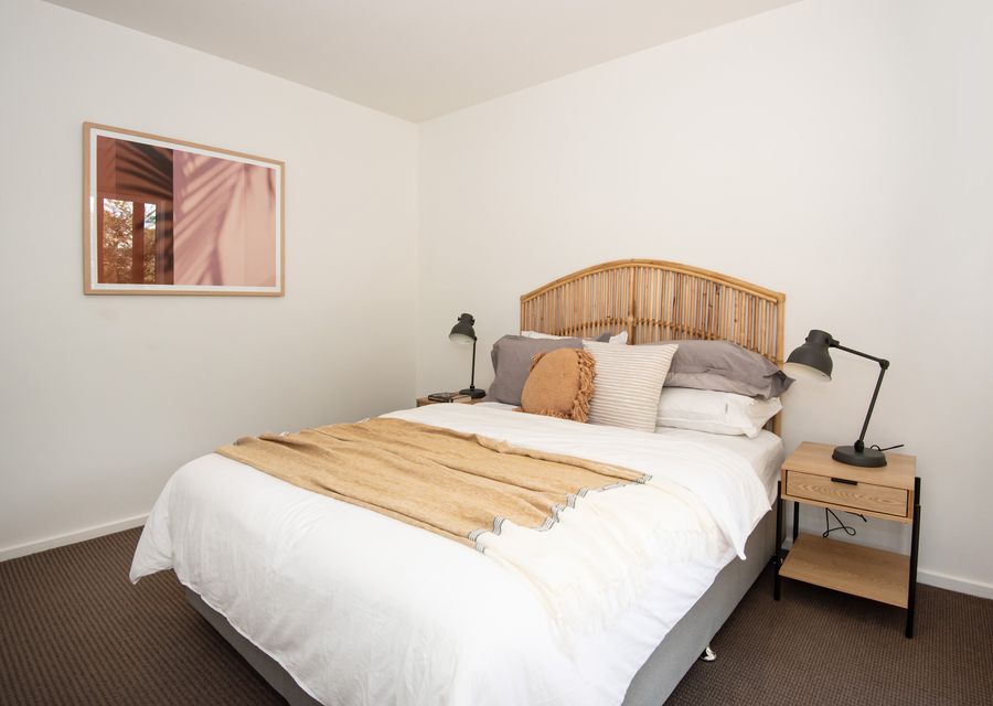 Spacious downstairs with queen bed