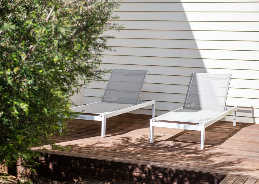 Beautiful quiet sun trap, Merbau decking on the North and South side of the property