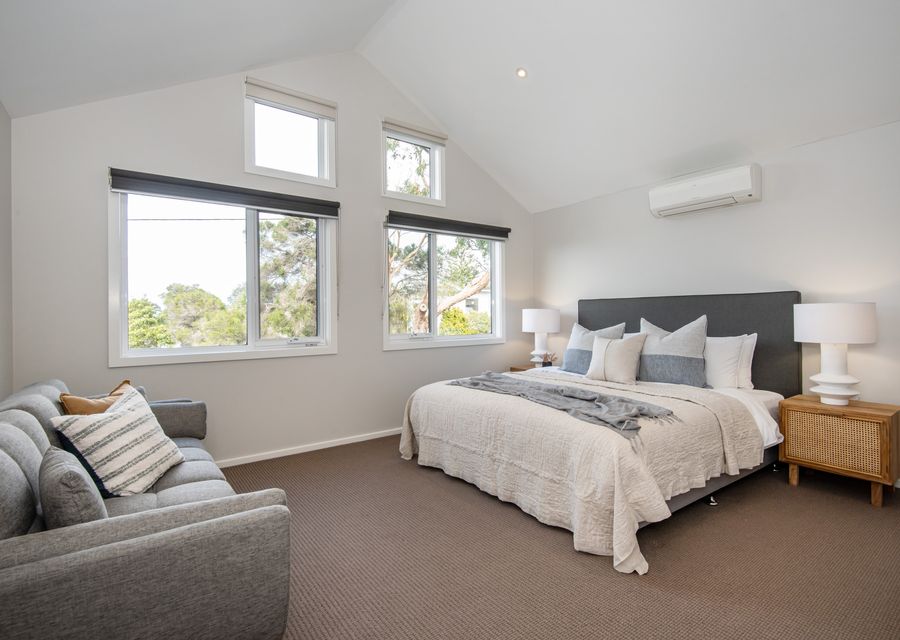 Upstairs Master bedroom with king bed