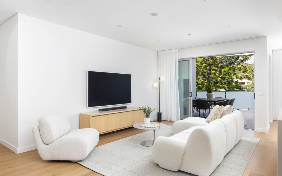 Lounge area leading to terrace