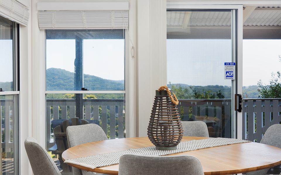 Dining area with view