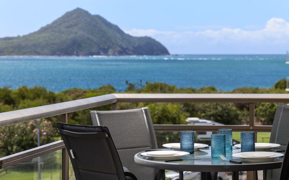 ‘Shoaley Shores on Intrepid’ Overlooking Shoal Bay Beach