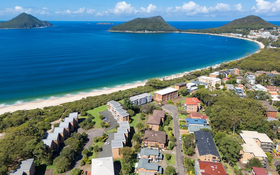 ‘Shoaley Shores on Intrepid’ Overlooking Shoal Bay Beach