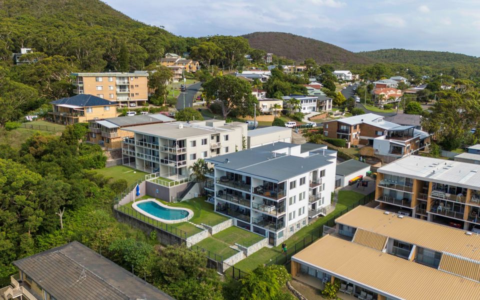 Sundeck Shoal Bay Ground floor with views and pool access