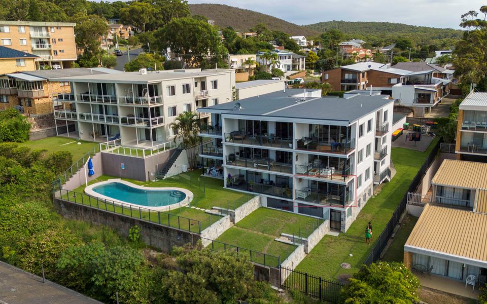 Sundeck Shoal Bay Ground floor with views and pool access