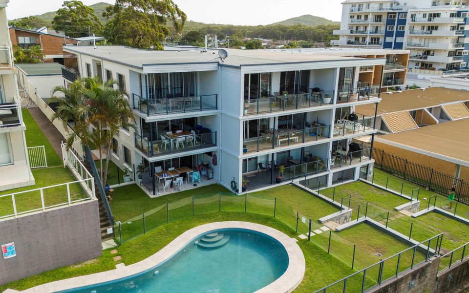 Sundeck Shoal Bay Ground floor with views and pool access