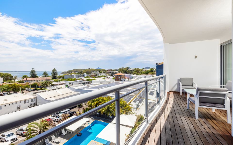 Cote D Azur in the heart on Nelson Bay with a swimming pool