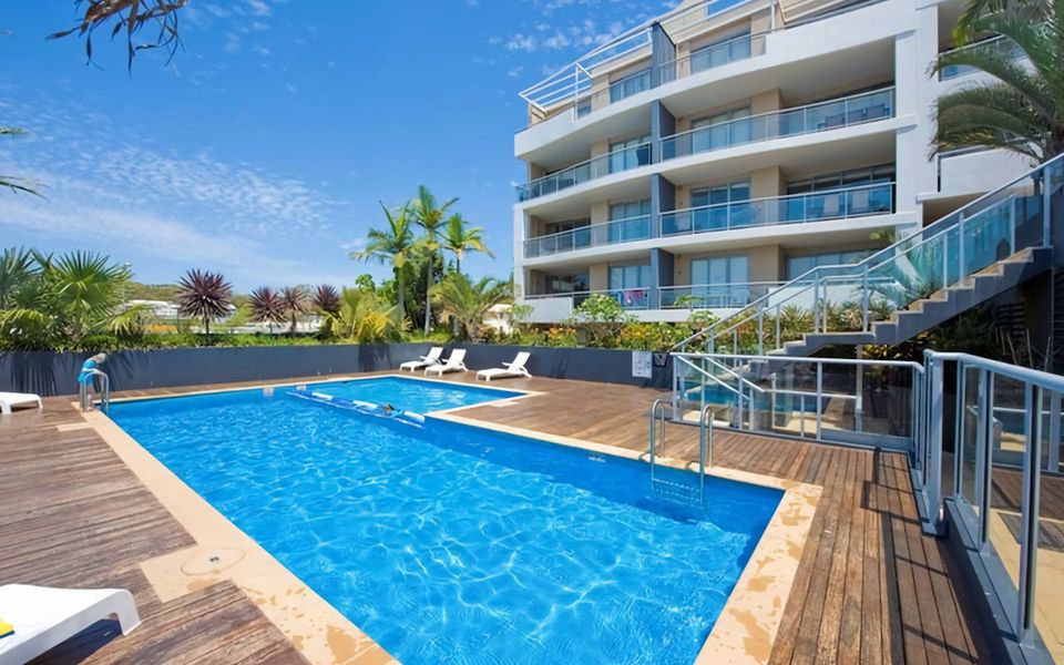 Cote D Azur in the heart on Nelson Bay with a swimming pool